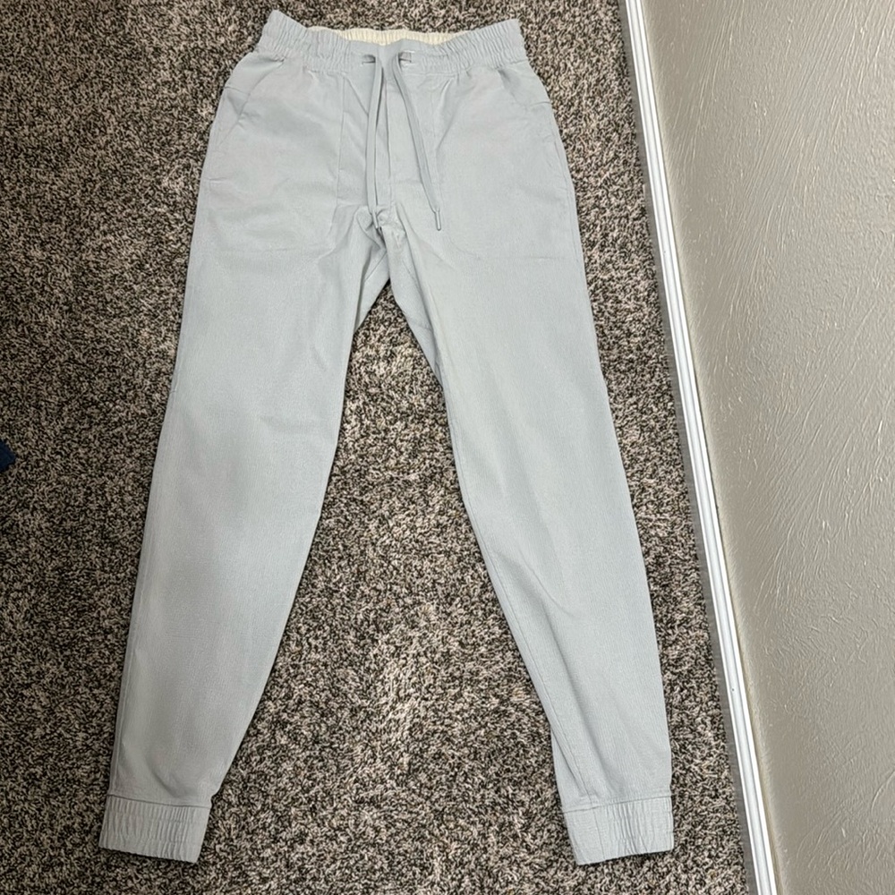 Lululemon Light Grey ABC Jogger Cuffed Sweatpants Small